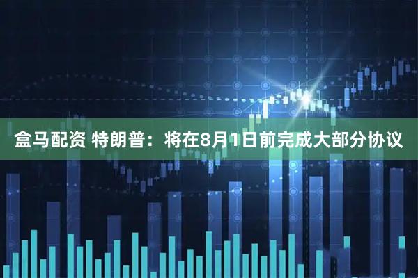 盒马配资 特朗普：将在8月1日前完成大部分协议