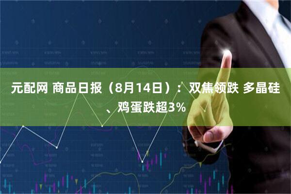 元配网 商品日报（8月14日）：双焦领跌 多晶硅、鸡蛋跌超3%