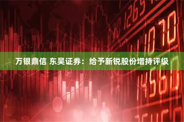万银鼎信 东吴证券：给予新锐股份增持评级
