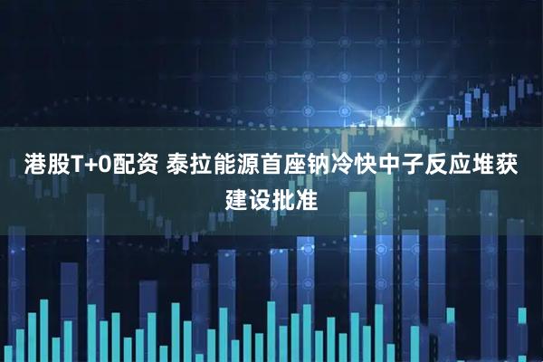 港股T+0配资 泰拉能源首座钠冷快中子反应堆获建设批准